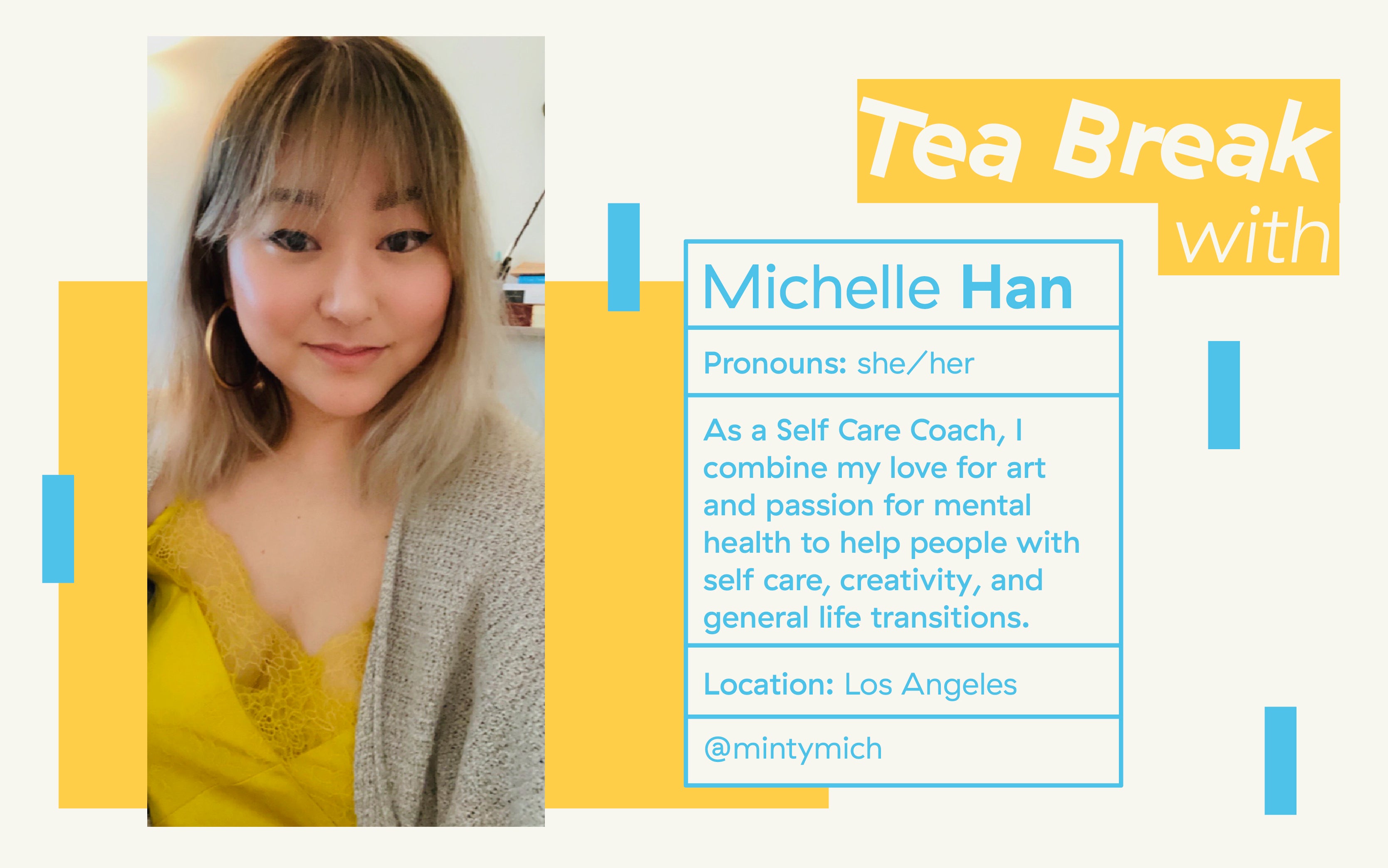 Three Gems Tea Break with Michelle Han Self Care Coach