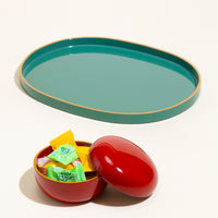 Lacquer Candy Box + Tea Tray