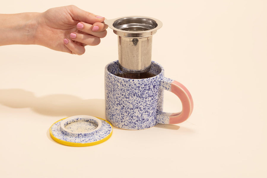 Salamat Ceramics x Three Gems Tea Infuser Mug